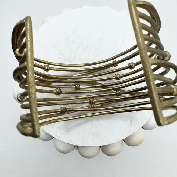 Rivka Friedman 18K Gold Clad Wrapped Mina Cuff Knotted Statement Bracelet - Picture 5 of 15